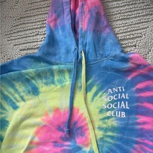 Anti Social Social Club Multicolor Tie-Dye Hoodie